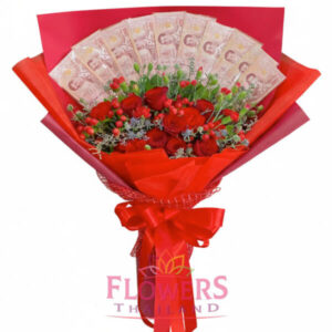 Flowers-Thailand - 1000 Kisses Money bouquet