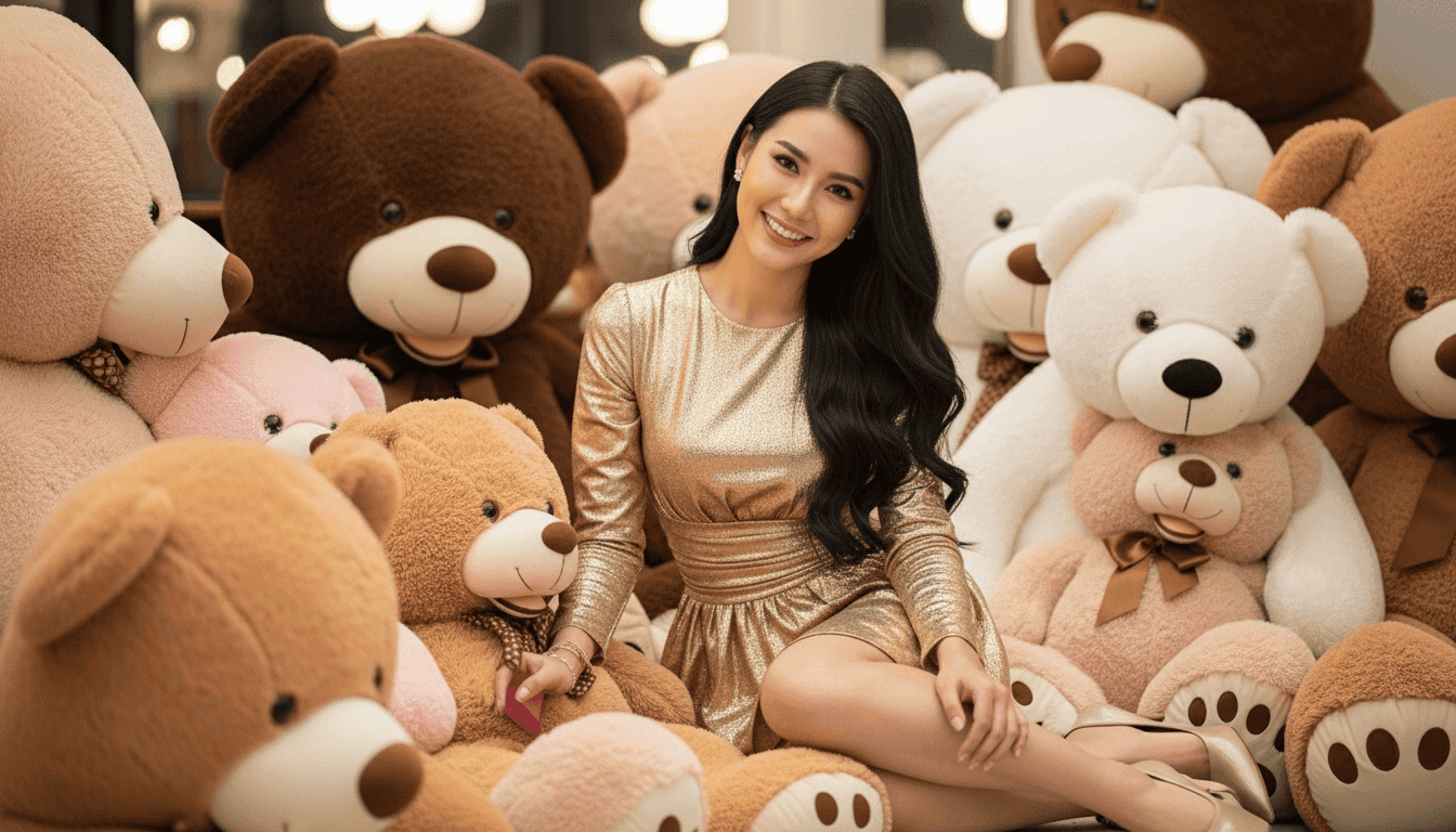 Send teddy bear in Thailand from Flowers-Thailand
