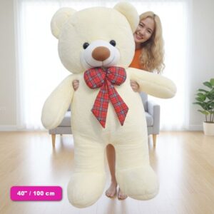 White Teddy Bear Delivery in Thailand (100 cm - 40 in) from Flowers-Thailand