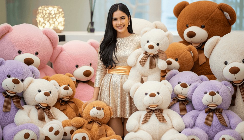 Teddy bear in Thailand from Flowers-Thailand